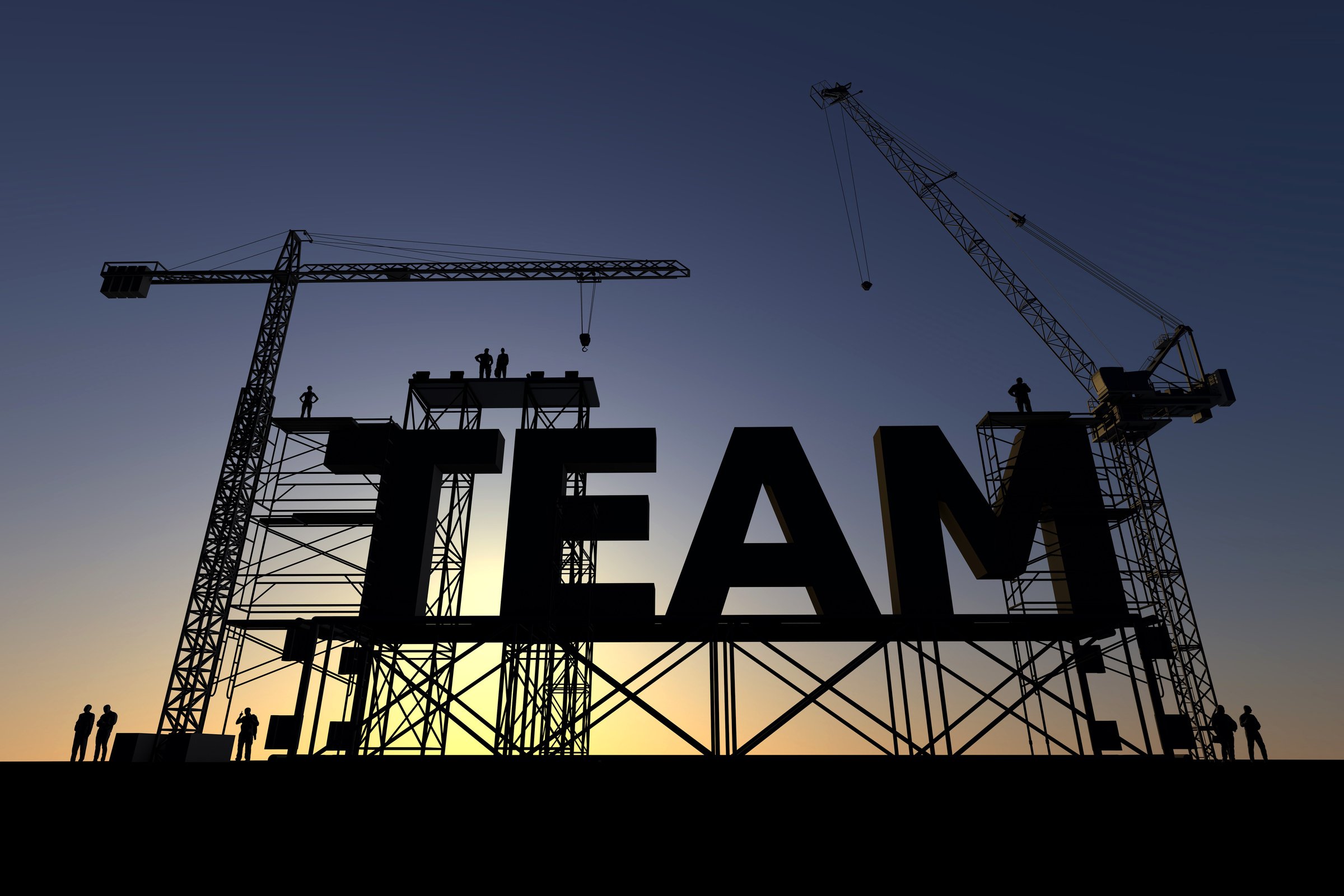 Team construction site